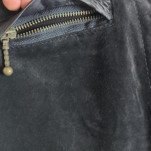 Vintage Laurence Roy Leather & Suede Patch Streetwear Pants Women's Size Small - Picture 5 of 11